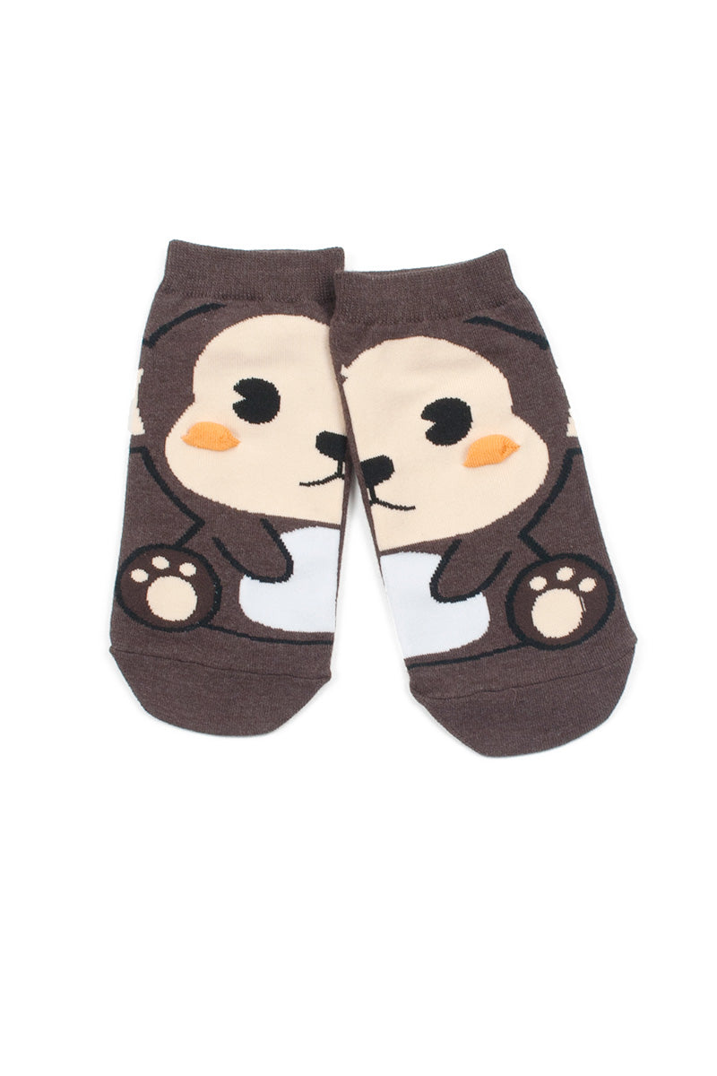 YM71 12 Pairs Cotton Blend, Made in Korea Monkey No Show Sneaker Socks