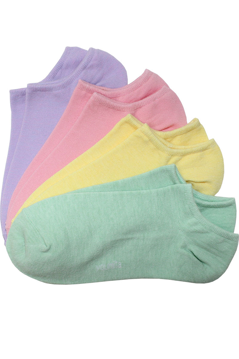 YM78 24 Pairs Comfortable Cotton Blend Assorted Color Socks