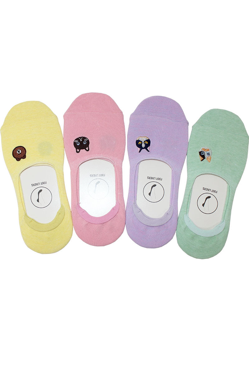 YM79 12 Pairs Cotton Foot Liners – No Show Socks for Women