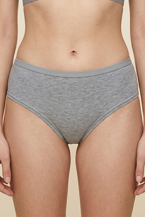 33516 12 Pieces Ultra-Soft Rayon Blend, Elastic Waistband Super Soft Panty
