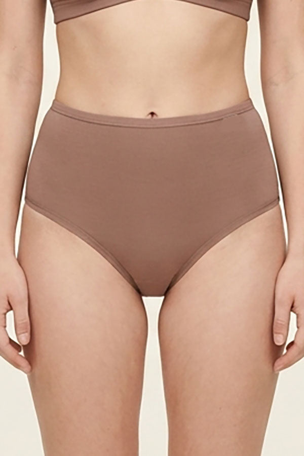 33521 High Waist Thong Panty – Soft Lightweight Nylon Spandex – Regular & Plus Size