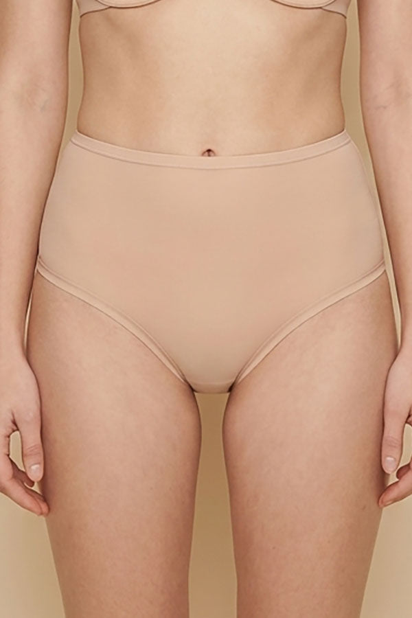 33521 High Waist Thong Panty – Soft Lightweight Nylon Spandex – Regular & Plus Size
