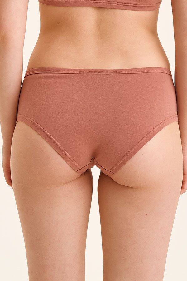 33556 Soft Cotton Blend, Elastic Band Panty - 12pcs pack(3432)
