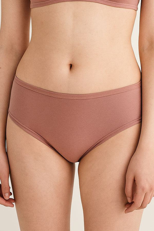 33556 Soft Cotton Blend, Elastic Band Panty - 12pcs pack(3432)