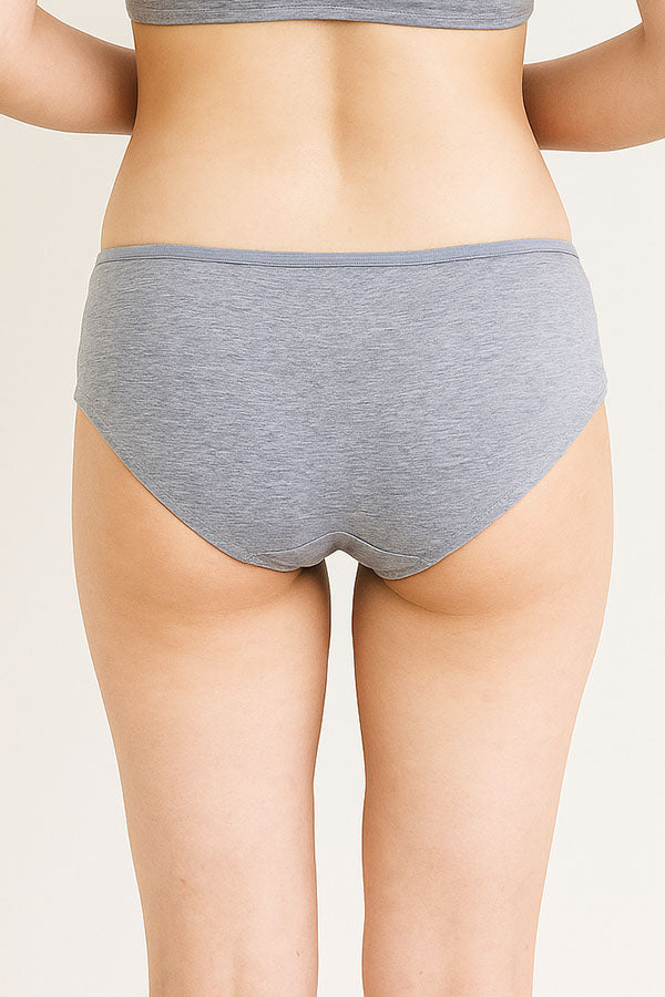 33556 Soft Cotton Blend, Elastic Band Panty - 12pcs pack(3432)