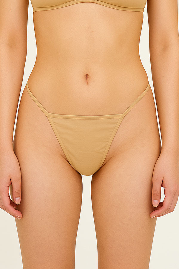33558 Soft Cotton Blend , Everyday Comfort Thong - 12pcs prepack