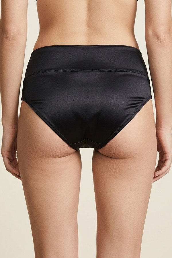 33566 Wholesale Satin High Waist Panty Prepack 12pcs