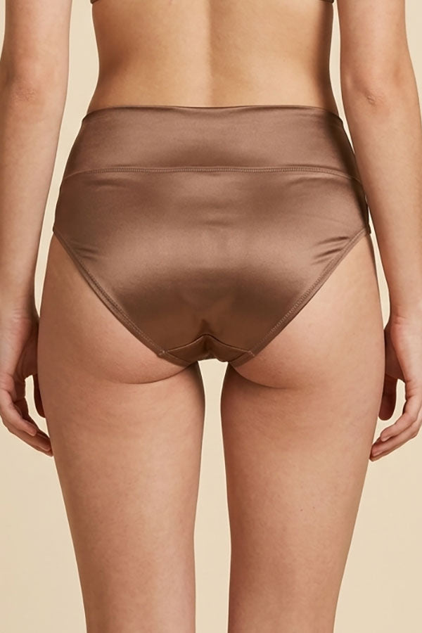 33566 Wholesale Satin High Waist Panty Prepack 12pcs