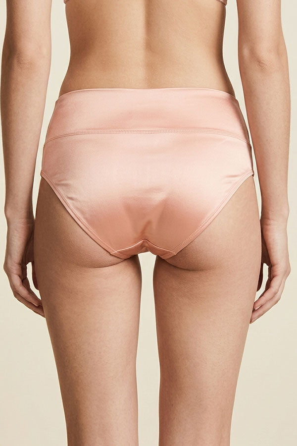 33566 Wholesale Satin High Waist Panty Prepack 12pcs