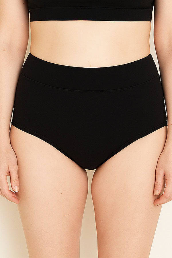 33567 Women’s High Waist Full Coverage Brief Panty-12pcs-Wholesale