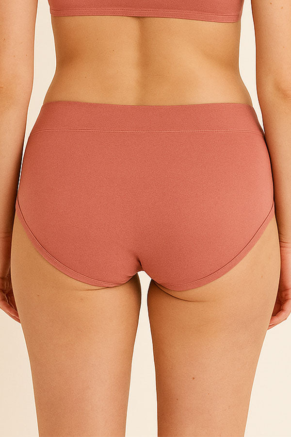 33567 Women’s High Waist Full Coverage Brief Panty-12pcs-Wholesale