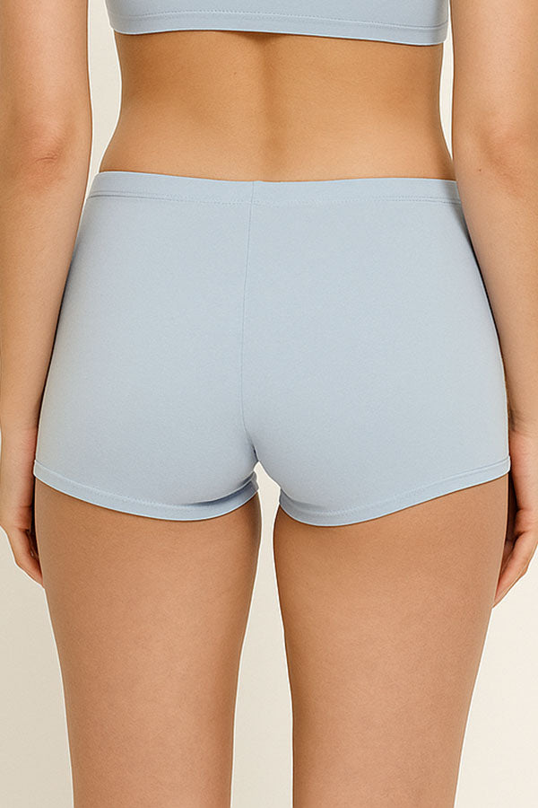 33573 6 Pieces Cotton Stretch Blend, Everyday Comfort Junior shorts