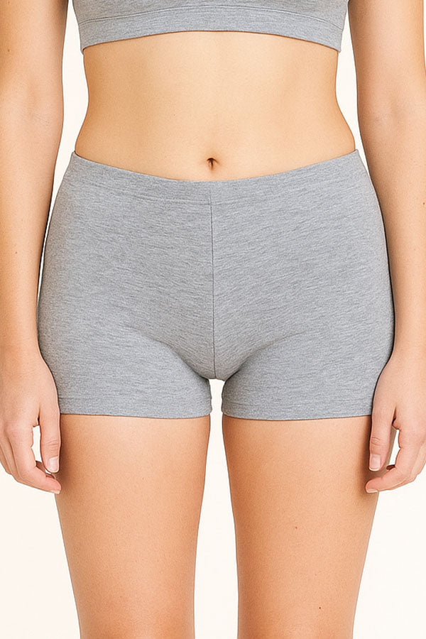 33573 6 Pieces Cotton Stretch Blend, Everyday Comfort Junior shorts
