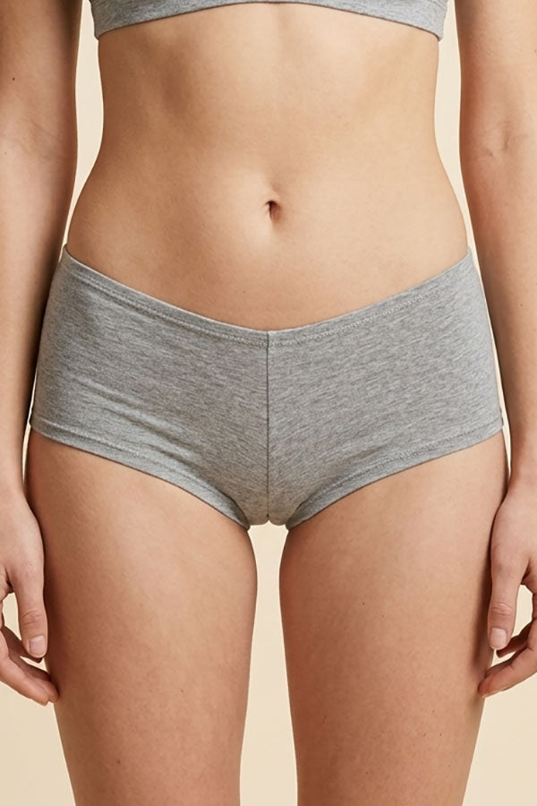 33581 Women’s Cotton Blend Boyshort Panty - 12 Pcs Pack