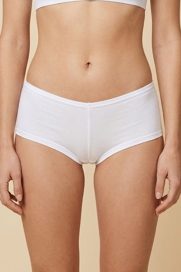 33581 Women’s Cotton Blend Boyshort Panty - 12 Pcs Pack