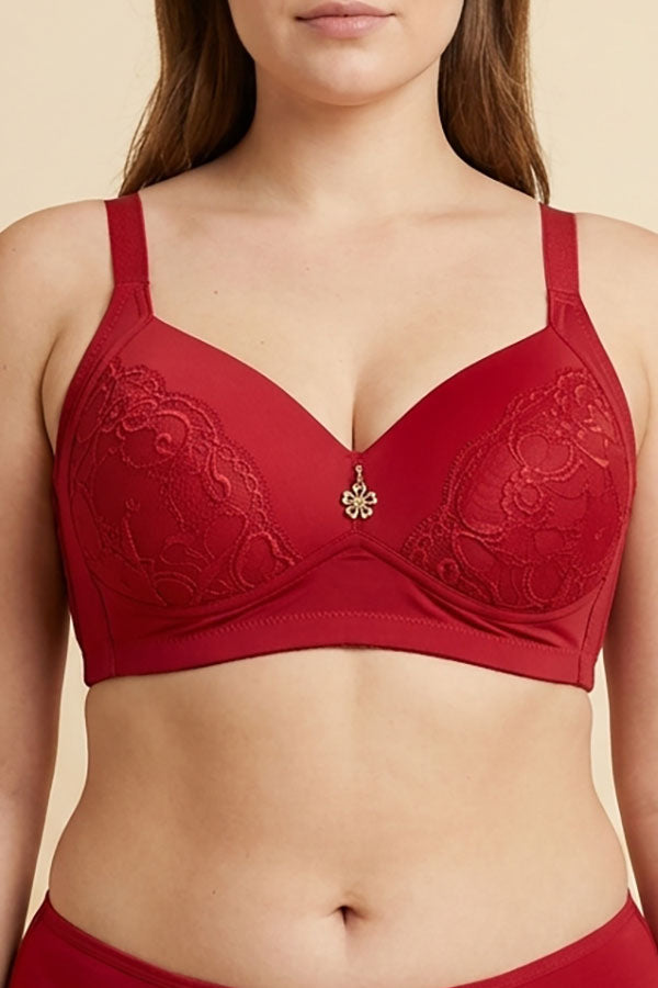 50303 6-Pack Comfortable & Supportive, 3-Hook Back Closure Wireless Bra B C D Cup