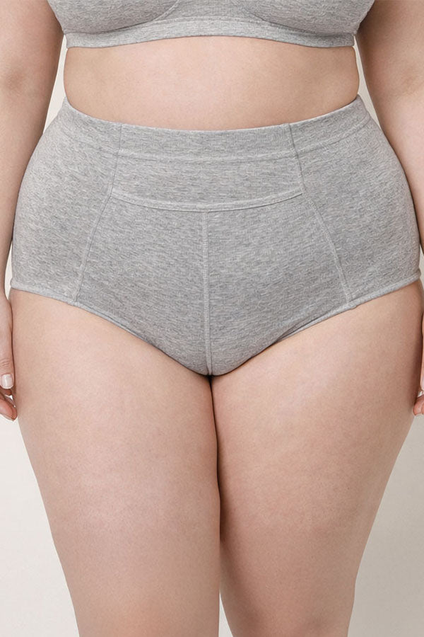 70108 12 Pieces Comfortable Cotton Underwear with Front Center Pocket & Full Seat Coverage Solid Full Brief C01
