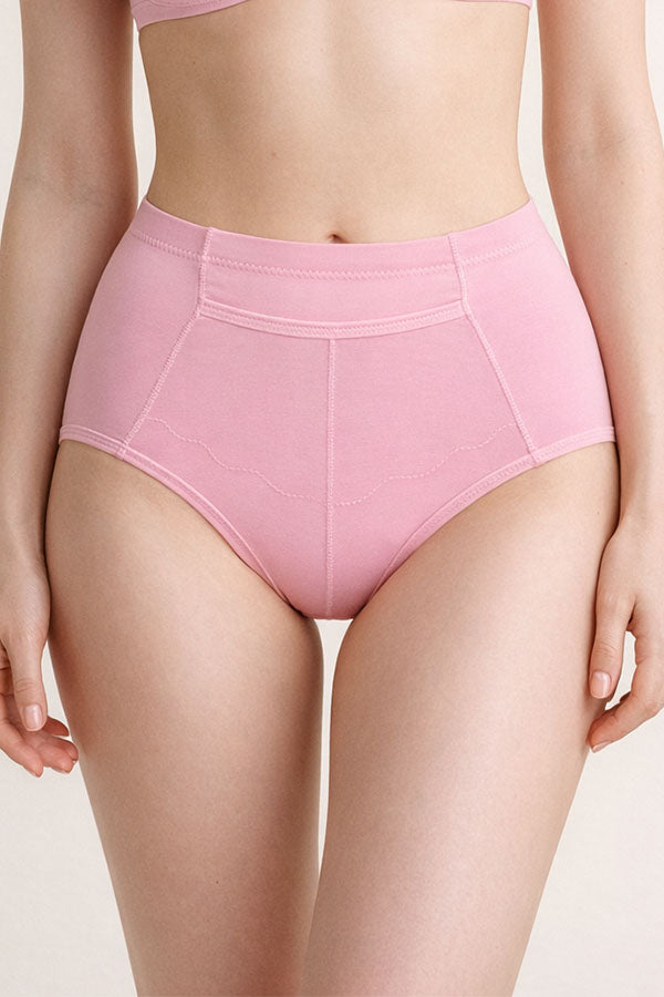 70108 12 Pieces Comfortable Cotton Underwear with Front Center Pocket & Full Seat Coverage Solid Full Brief C01