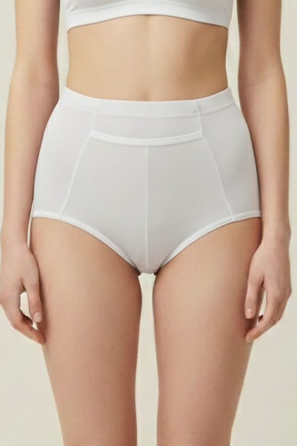 70108 12 Pieces Comfortable Cotton Underwear with Front Center Pocket & Full Seat Coverage Solid Full Brief C01
