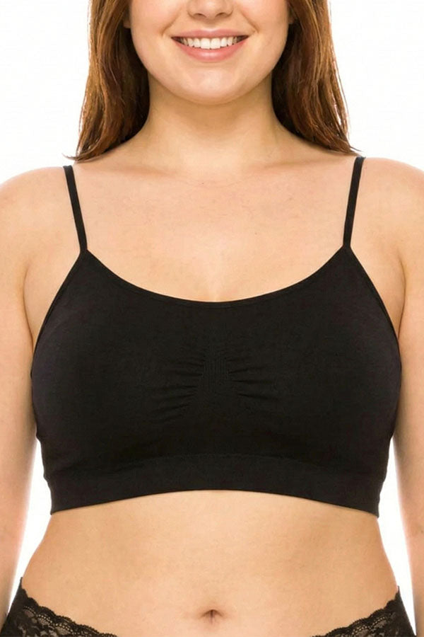 72091 6 Piece Comfortable Breathable Microfiber Bra with Removable Straps