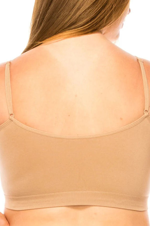 72091 6 Piece Comfortable Breathable Microfiber Bra with Removable Straps