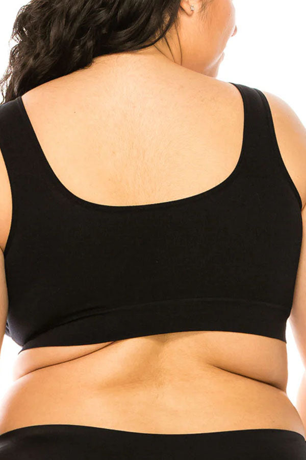 72147 6 Piece Breathable Microfiber Bra with Padding Seamless Bra