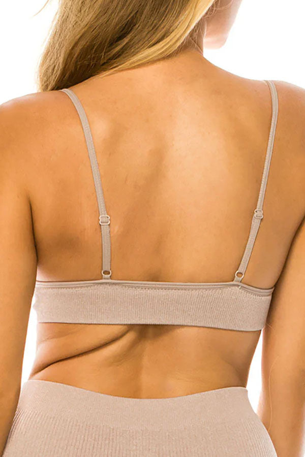 82119 6 Piece Removable Pads & Adjustable Straps | Comfortable & Stylish Bralette