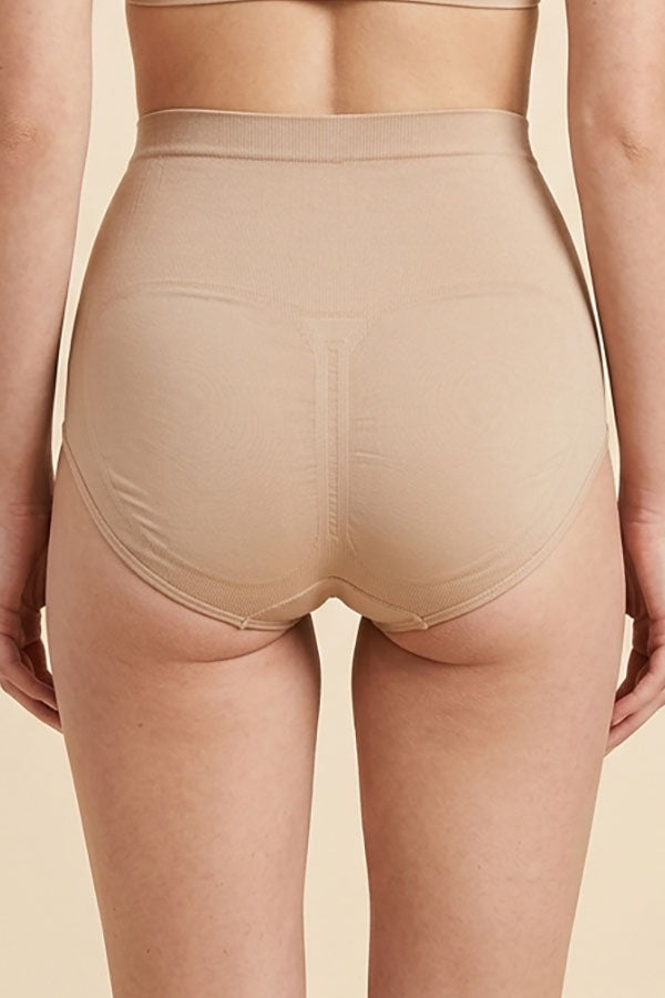 83085 6 Piece Full Coverage Shapewear with Rear Support Seamless Bodyshaper Bottom