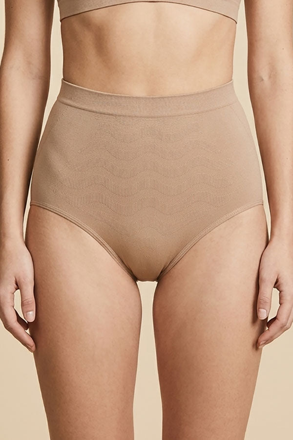 83085 6 Piece Full Coverage Shapewear with Rear Support Seamless Bodyshaper Bottom