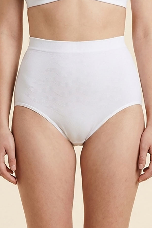 83085 6 Piece Full Coverage Shapewear with Rear Support Seamless Bodyshaper Bottom