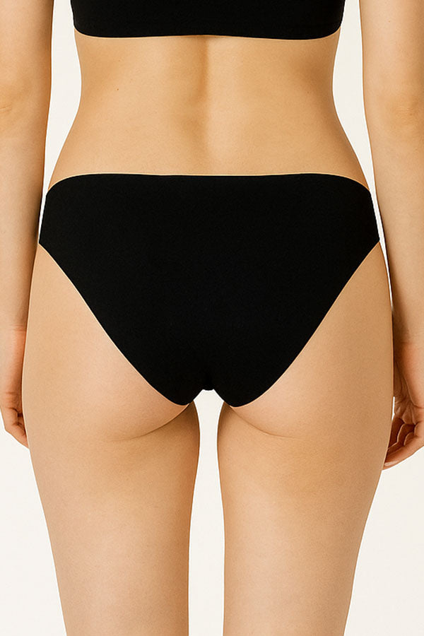 89159 6 Piece Comfortable Invisible Underwear Solid Seamless Laser Cut Panty C02