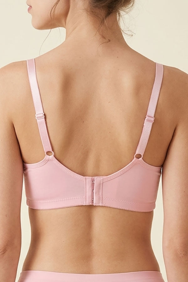 89175 6-Pack Comfortable & Supportive, 3-Hook Back Closure Wireless Bra B C D Cup