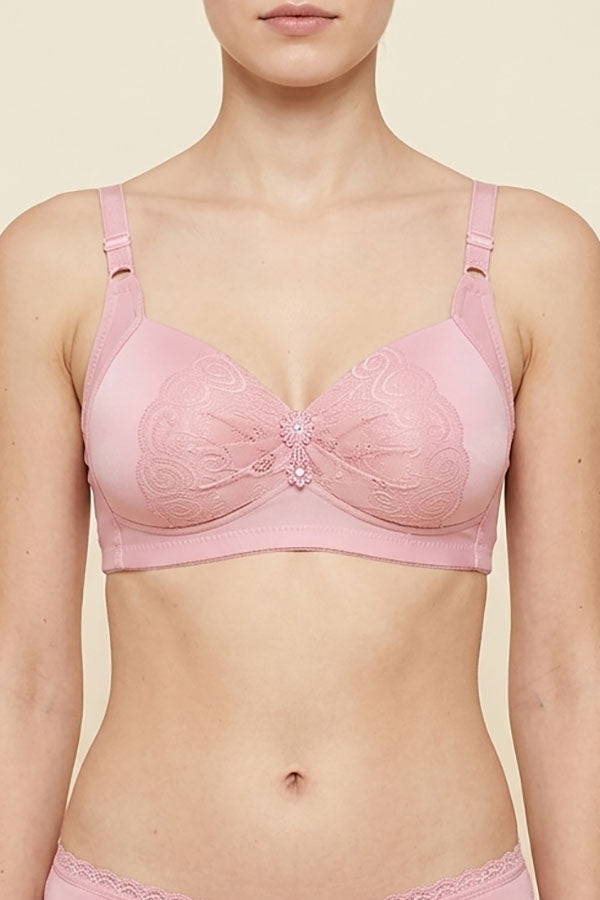 89175 6-Pack Comfortable & Supportive, 3-Hook Back Closure Wireless Bra B C D Cup