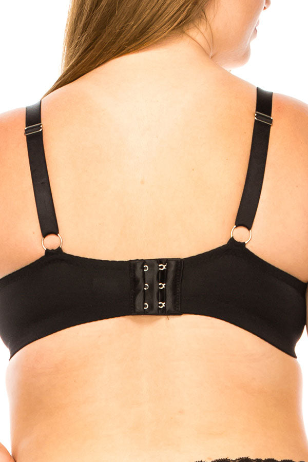 90030 6 Piece Solid Coverage Push-Up Bra D-DD Cup C04