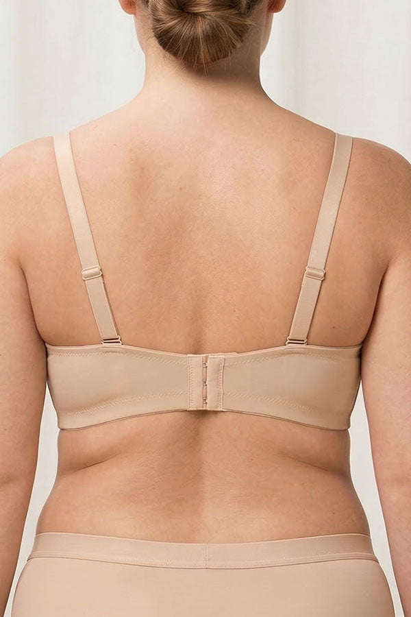 90039 3 Piece Underwire & Adjustable Straps Demi Light Pad Bra – D/DD/DDD Cup
