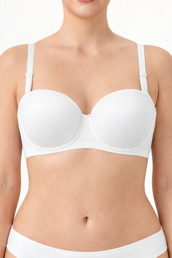 90039 3 Piece Underwire & Adjustable Straps Demi Light Pad Bra – D/DD/DDD Cup