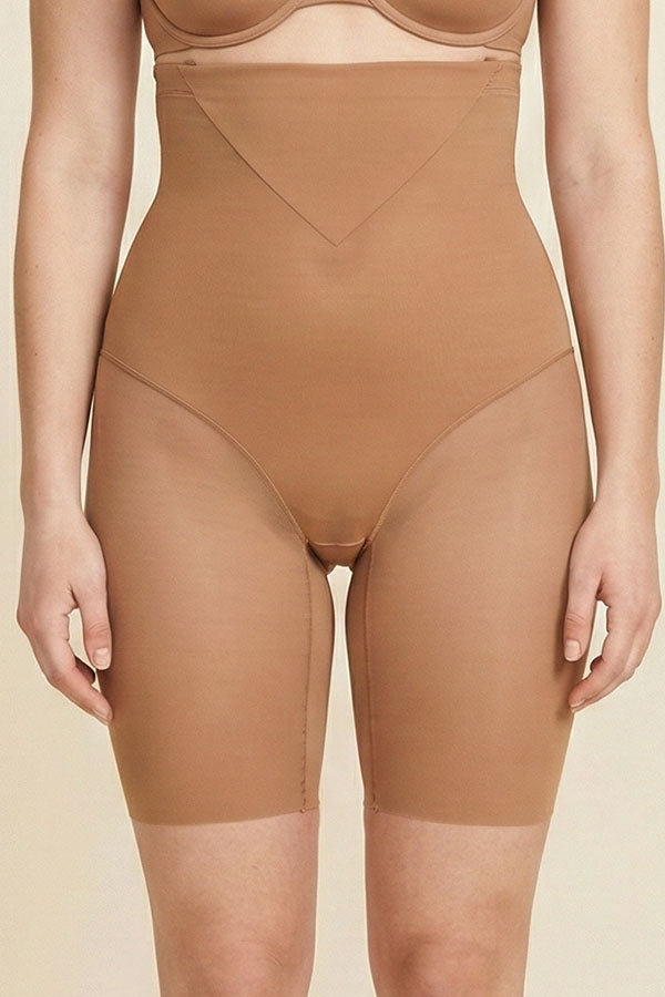 90052 Wholesale High Waist Shapewear Shorts (4 Support Bones)-3pcs prepack