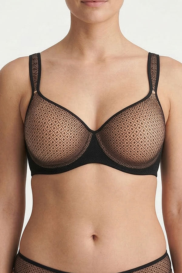90058 6 Pieces Adjustable & Supportive Lace Bra with Underwire D/DD Cup C01