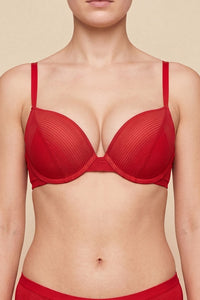 90064 12 Pieces Underwire Support, Adjustable Straps Push-Up B C Cup Bra