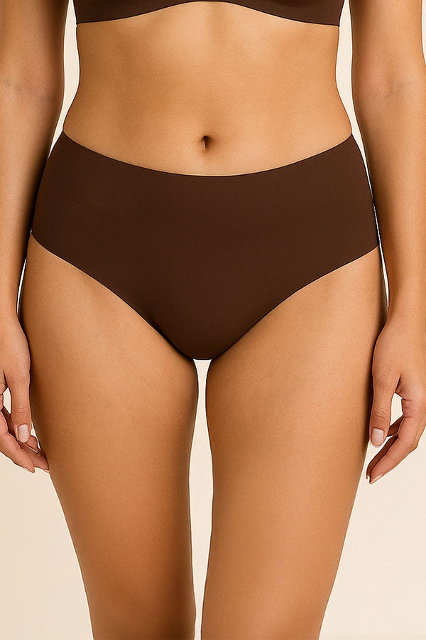 90067 6 Piece Invisible Fit & Stretch Comfort Seamless Laser Cut Hipster Panty