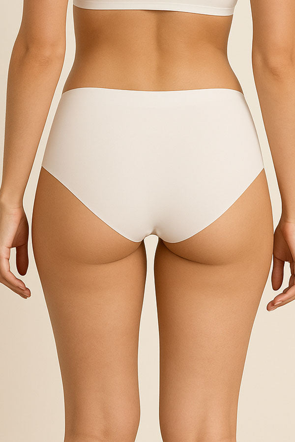 90067 6 Piece Invisible Fit & Stretch Comfort Seamless Laser Cut Hipster Panty