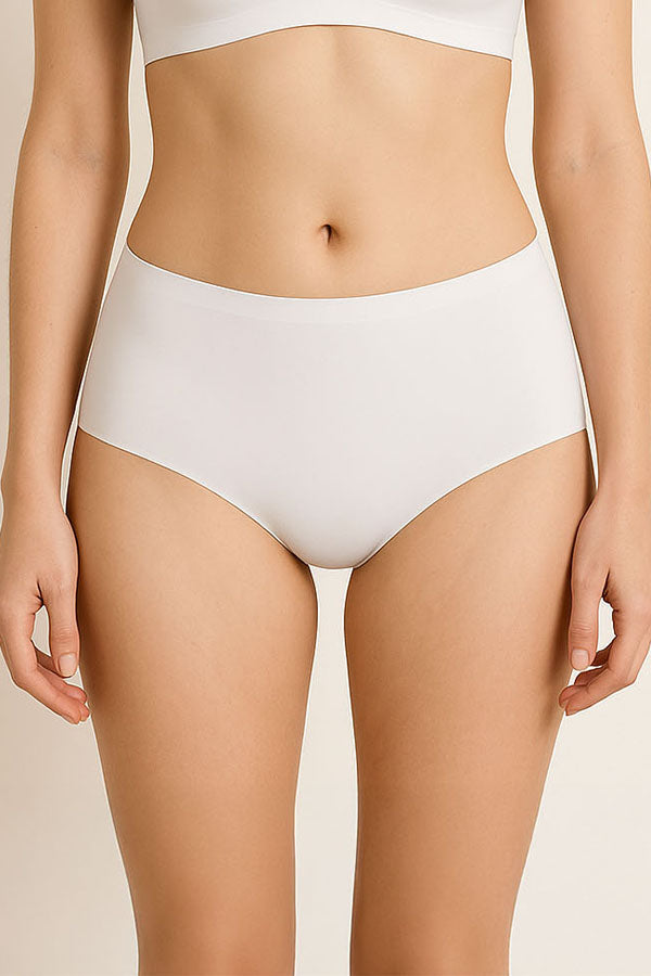 90067 6 Piece Invisible Fit & Stretch Comfort Seamless Laser Cut Hipster Panty