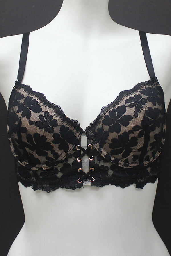 90070 12 Piece Elegant Support & Comfort Floral Lace Underwire Bra B/C Cup