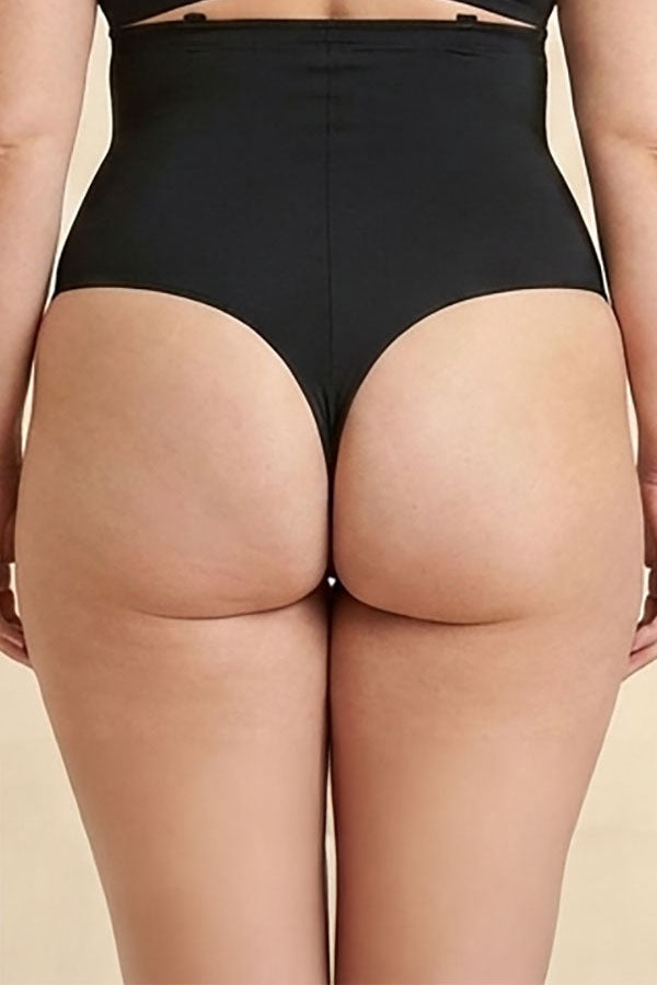 90077 Youmita High Waist Shapewear Thong – 4 Support Bones - 3pcs prepack Wholesale