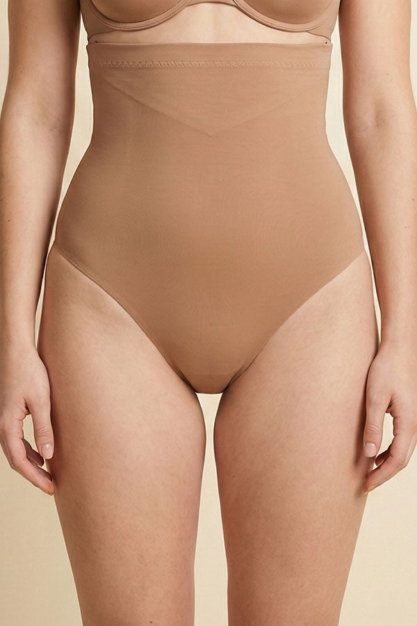 90077 Youmita High Waist Shapewear Thong – 4 Support Bones - 3pcs prepack Wholesale