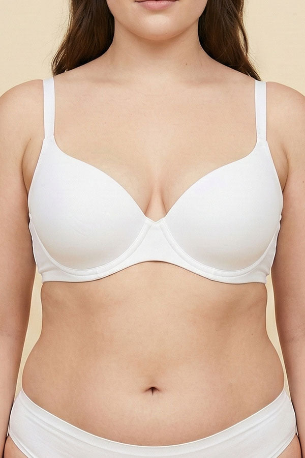 90080 Wire-Free Premium Cotton – 24-Hour Comfort Bra | 3pcs Wholesale Prepack