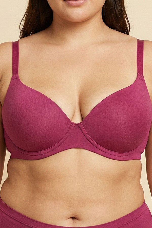 90080 Wire-Free Premium Cotton – 24-Hour Comfort Bra | 3pcs Wholesale Prepack