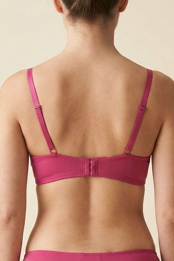90082 Wholesale Pima Cotton Push Up Wirefree Bra 3-Pack