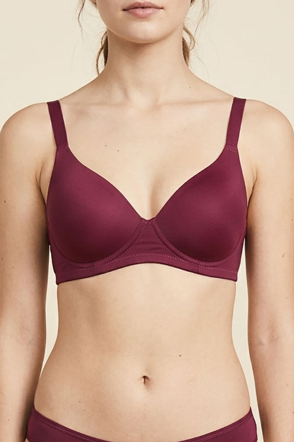 90083 Youmita Wirefree Smooth Support Bra BC Cup, 3 Pack