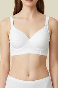 90084 Full Support Underwire Long Line Bra – 5-Hook Back Closure (B C Cup) | 3pcs Wholesale Prepack